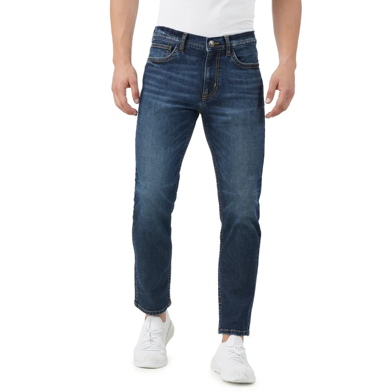 inkd جينز رجالي بغرزة متباعدة قابل للتمدد وعادي